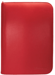 Vivid Zippered 9-Pocket - Red